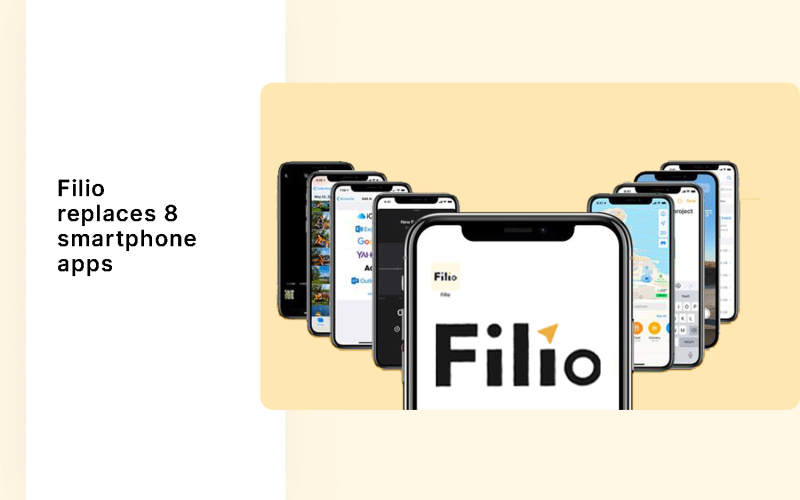 Filio replaces eight smartphone apps